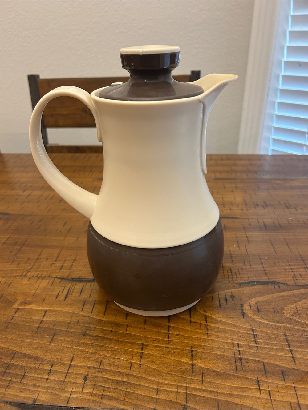 Thermos “Ingried”Coffee Butler Carafe No 570 Brown Made In West Germany Vintage - Picture 3 of 8